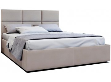 Полутораспальная кровать Афродита-5 тёмно-синий велюр velutto 26