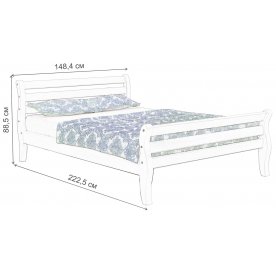 Полутораспальная кровать Аврора