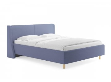 Односпальная кровать Barcelona синий тедди