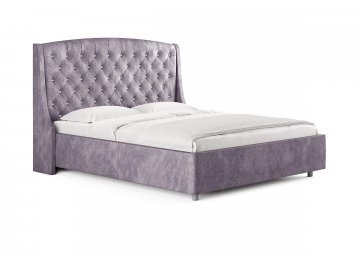 Полутораспальная кровать Diamant слива лофти
