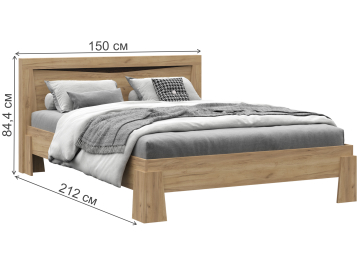 Полутораспальная кровать Паулина КР 704