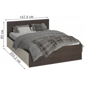 Полутораспальная кровать Ронда КР4Я-140