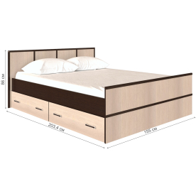 Полутораспальная кровать Сакура Light