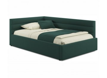 Полутораспальная кровать Aura изумруд