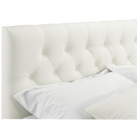 Полутораспальная кровать Verona 140х200 с ПМ бежевый велюр