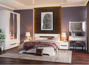 Полутораспальная кровать Вирма КР 013