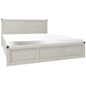 Двуспальная кровать Magellan 160x200 сосна винтаж с матрасом