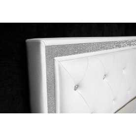 Кровать Cladina 160x200 белая с матрасом