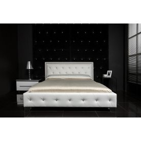 Кровать Cladina 160x200 белая с матрасом