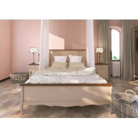 Кровать Leontina ST9341M 160x200 орех с матрасом