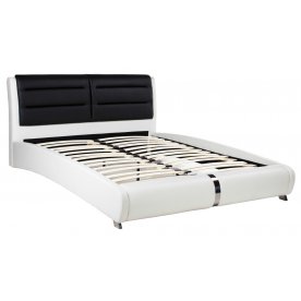 Кровать Verina 160х200 черно-белая с матрасом