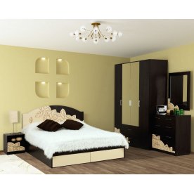 Комод Оливия венге / крем с патиной