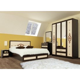 Шкаф четырехстворчатый с ящиками Бриена 