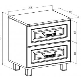 Прикроватная тумба Элизабет ЭМ-15