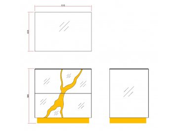 Прикроватная тумба KFG199