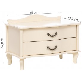 Прикроватная тумба Leset Джульетта с двумя ящиками