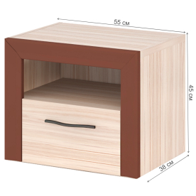 Прикроватная тумба Нобиле ТбКр КШок