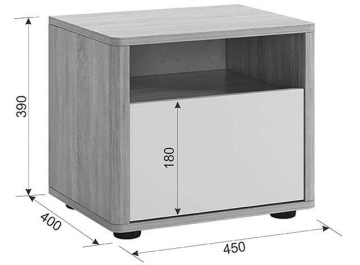 Прикроватная тумба Зара SMZ-04.1623