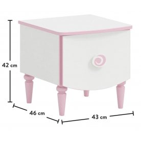 Прикроватная тумба детская Princess