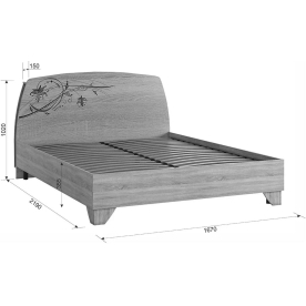 Спальный гарнитур Виктория-1 комплектация 1