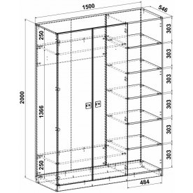Спальный гарнитур Анастасия комплектация 1