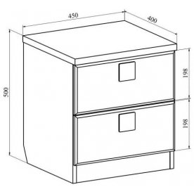 Спальный гарнитур Анастасия комплектация 3