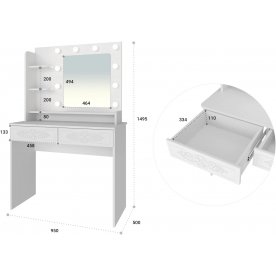 Спальный гарнитур Ассоль АС-047 комплектация 6