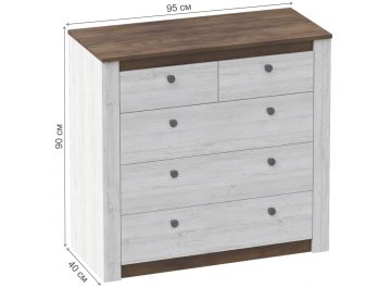 Спальный гарнитур Даллас комплектация 3