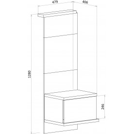 Спальный гарнитур Кения комплектация 1