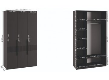 Спальный гарнитур Ника комплектация 1