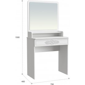 Туалетный столик Ассоль Лайт ТСН-1