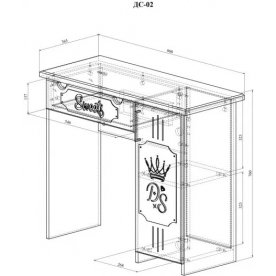 Туалетный столик ДримСтар-2