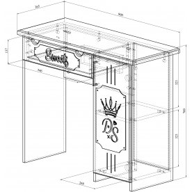 Туалетный столик ДримСтар ДС-2