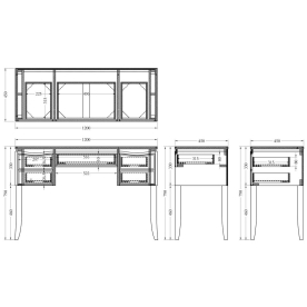 Туалетный столик KFG127