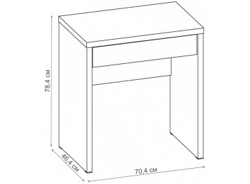 Туалетный столик Пион-1 ТС.004.700-01