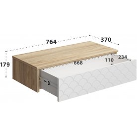 Туалетный столик Велламо