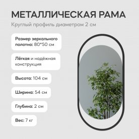 Настенное зеркало Evelix