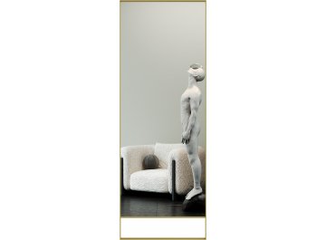 Напольное зеркало Halfeo Slim золотой