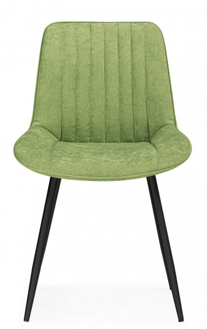 Стул на металлокаркасе Седа К velvet lux 76 / черный