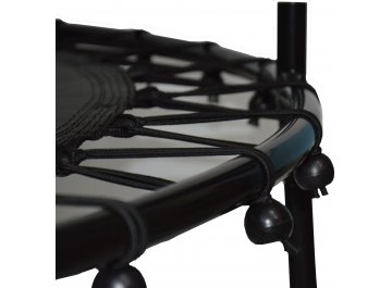 Батут с защитной сеткой AL-140-red