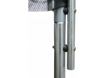 Батут с защитной сеткой AL-in244-blue