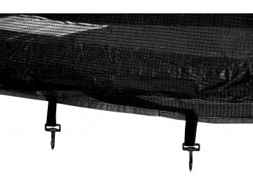 Батут с защитной сеткой AL-out180-black
