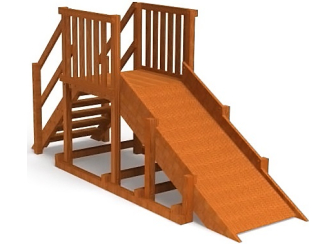 Горка деревянная Урал