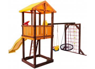 Детская спортивная площадка для улицы Pitigliano-9 паутина качели