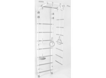 Детский спортивный комплекс для дачи Pastel 2 белый / серый