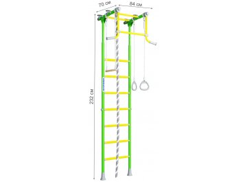 Детский спортивный комплекс для дачи R2 01.20.7.06.490.02.00-11 зелёное яблоко