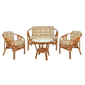 Комплект для отдыха Arkadia 3+1 коньяк