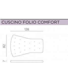 Кресло-качалка пластиковое с подушкой Folio тортора / голубой