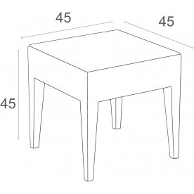 Комплект для отдыха из пластика Fiji