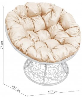 Кресло из ротанга Папасан